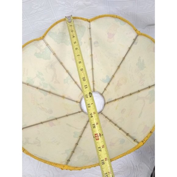 VTG Winnie The Pooh 18" (Across) Ceiling/ lamp shade walt disney prod. READ - Picture 9 of 12